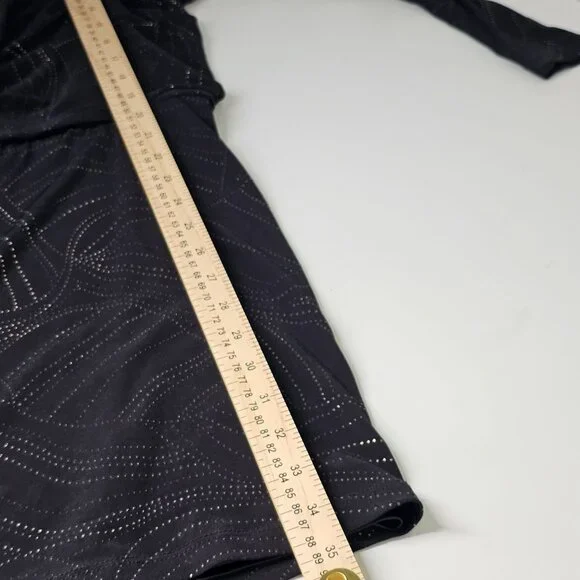 David Meister Black Cold Shoulder Dress Stretch‎ Anti-Wrinkle Womens 6 - Picture 13 of 14